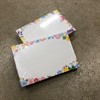 KORT 6x9 CM BRIGHT FLORAL BORDER 1x50