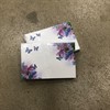 KORT 6X9 CM B-FILES PURPLE/BLUE FLOWER 1X50