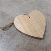 HJÄRTA TRÄ/ HÄNG. NATUR 9 CM