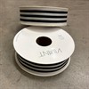 BAND 25 MM CANDYSTRIPE VIT/SVART